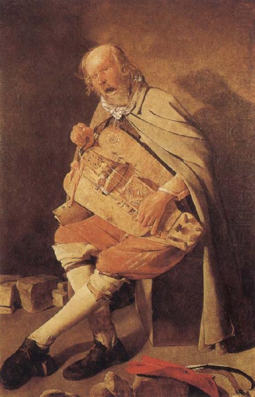 Hurdy-Gurdy Player, Georges de La Tour